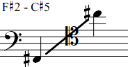 F#2 - C#5